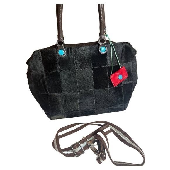GABS Black Hair on Hide Tote Bag - Picture 1 of 10